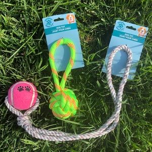 Dog Rope Toy & Ball set